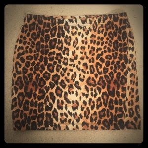 Bodycon Cheetah Skirt